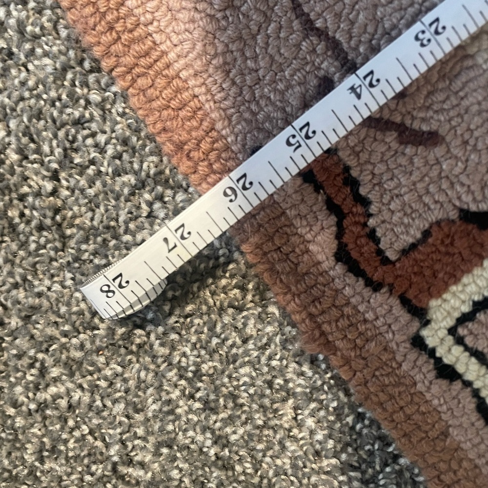 Vintage Western Cowboy Accent Rug - Picture 6 of 8